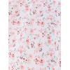 Allegra K Women's Floral Dresses Square Neck Puff Short Sleeves