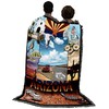 State of Arizona - Blanket Throw Woven from Cotton -