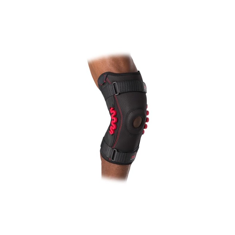 McDavid Max Support Knee Brace, Compression Brace w/Spring Hinges for