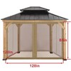 Coastshade Gazebo Canopy Mesh Walls Replacement 10x10 Gazebo Pergola Mosquito