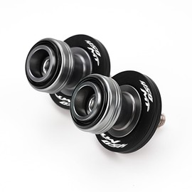ZEXDDI For CNC Motorcycles M10 Swing Bobbins Fit for CFMOTO 450MT 450MT 450 MT CF 450 MT450 2024 2025 Swing Arm Swing Arm Swing Coils Slider Screws Accessories (Black)