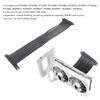 PCIE 4.0 X16 Extender Right Angle 64GB/s Shielded Plug and