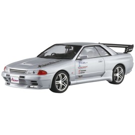 Aoshima Bunka Kyozai 1/24 The Tune Car Series No. 76 HKS Kansai BNR32 Skyline GT-R 1990 (Nissan) Plastic Model
