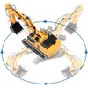 kolegend Hobby Metal Mini RC Excavator for Adults, Remote Control