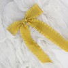 2PCS Hair Bows for Women Girls, Yellow Bow for Hair