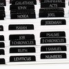 Thinkor Reposition Laminated Bible Tabs, Large Print Stickers, Easy to