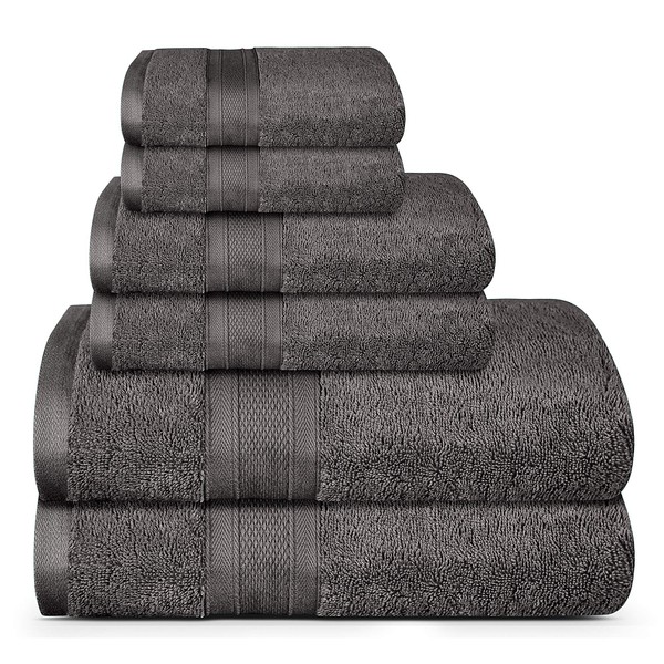 TRIDENT Soft and Plush, 100% Cotton, Highly Absorbent, Bathroom Towels,