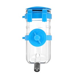 IBLUELOVER Dog Cat Automatic Water Dispenser 350ml No-Drip Pet Water Bottle Gravity Hanging Water Drinker Feeder for Crate Cage Kennel for Small Medium Puppy Dog Kitten Rabbit Hamster