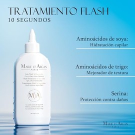 Marie DArgan - Tratamiento Para Cabello Accin Rpida 200 ml - Tratamiento Flash 10 Segundos - Con Aminocidos De Soya Y Trigo - Tecnologa Activacin Con 