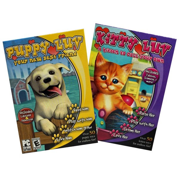 Puppy Luv & Kitty Luv - Set of 2 PC