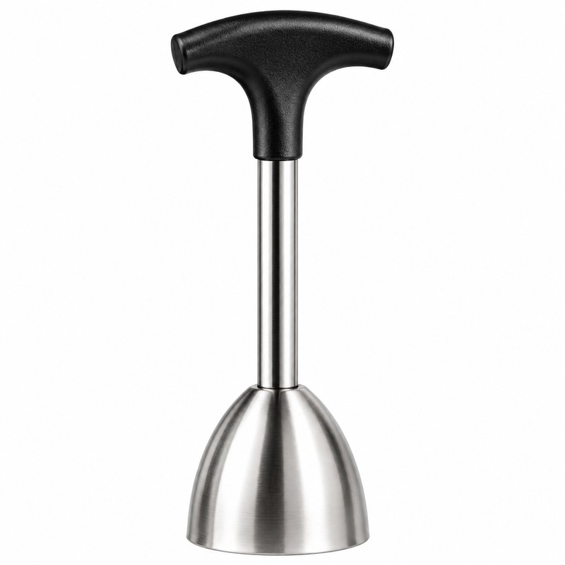 Stainless Steel Egg Topper for Soft-Boiled Eggs – Manual Egg