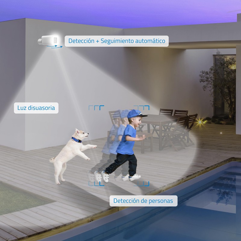 NIVIAN Bullet Camera WiFi 2.4 GHz | Half4K Resolution 2560