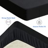 Sufdari Waterproof Mattress Protector King,150x200cm Mattress Cover for Bed,30cm Deep
