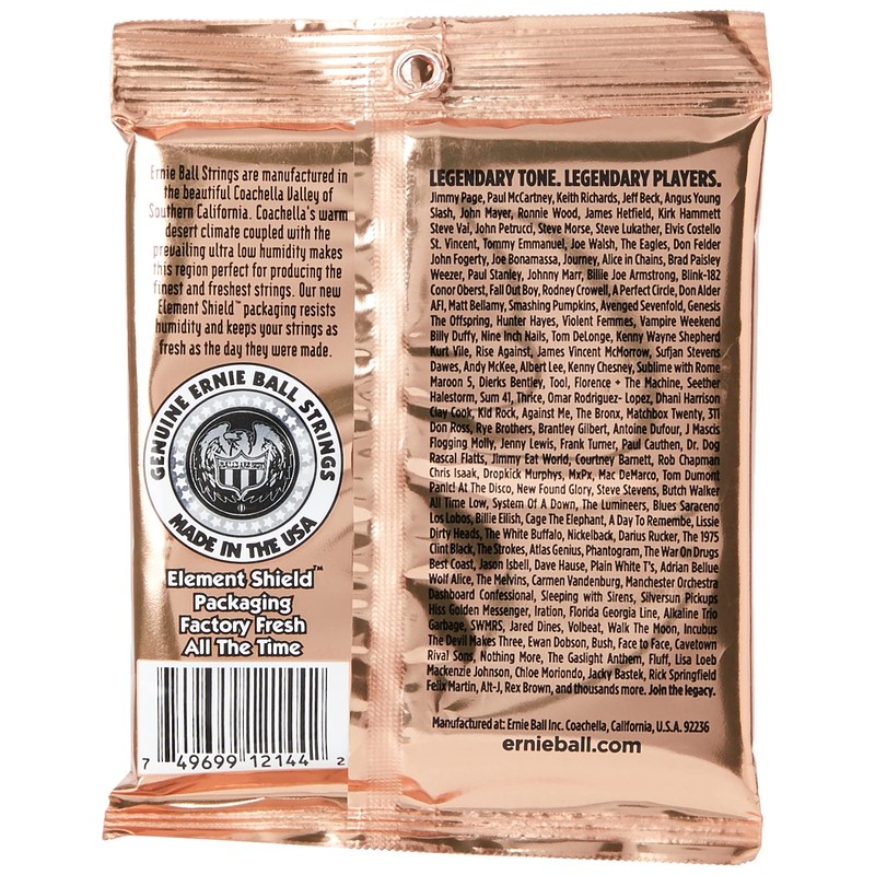 Ernie Ball Earthwood Medium Phosphor Bronze Acoustic String Set, .013
