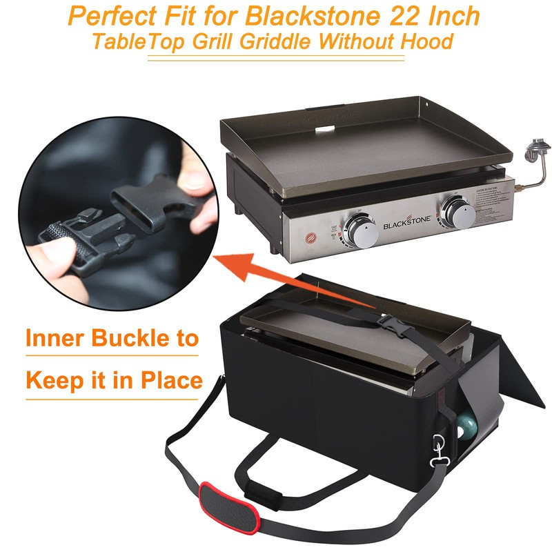 22" Griddle Carry Bag for Blackstone 22 Inch Tabletop Grill