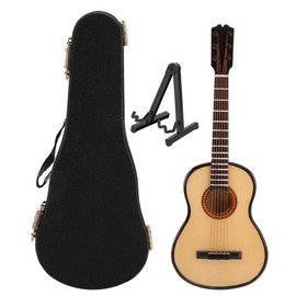 1/6 Wooden Guitar Decoration Musical Instrument Model for 12inch Doll Accessory17cm Guitar