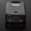 Police Magnum Personal Safety Alarm Keychain- 135dB LED Rechargeable Siren-Black