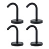 Mooche 4Pcs Ceiling Hooks Black,Ceiling Hook for Hanging Plants, 67MM