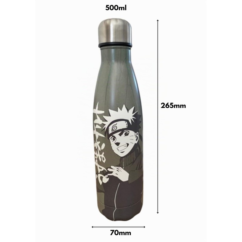 NARUTO - Borraccia in acciaio inox riutilizzabile Naruto Naruto Naruto