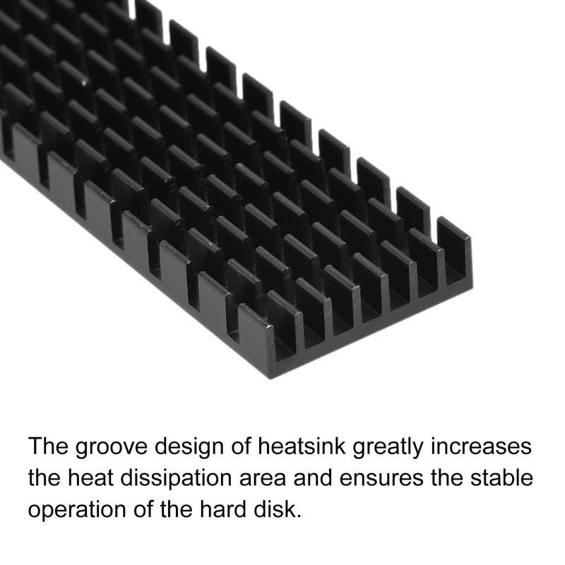 sourcing map M.2 2280 nvme SSD Heatsink Cooler with Thermal