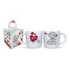 2 Tazas Regalo Boda Aniversario Con Nombre Incluye Cajas