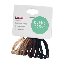 SM SunniMix 20Pcs Hair Bands, Elastic Hair Ties, Firm Ponytail Holders, Spiral Hair Ties for Men, Girls, Thick and Curly Hair, Black Coffee