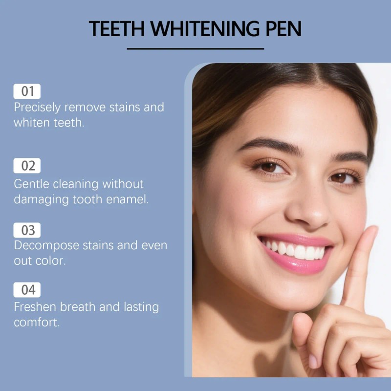 Lápiz Blanqueador Dientes Elimina Manchas Limpiador Dental