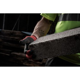 Blackrock Viper Ultra High Grip Safety Work Gloves, Heavy Duty Moulded Textured Black Rubber Palm, Industrial Grip & Durability, Men's Women's, For Construction, Gardening, Agriculture, Size XL