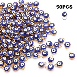 HERZWILD Evil Eye Charm Pendant Charm for Earrings Bracelets Necklace Jewelry Making