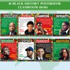 Adduster 16 Black History Posters - Juneteenth Decorations Black History
