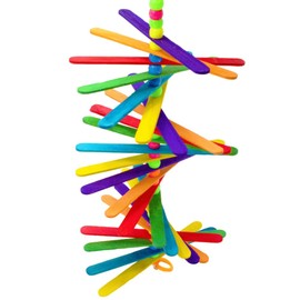 858 Bonka Bird Toys Made in USA Long Color Mini Stick Parrot Parrotlet Budgie Cockatiel Budgie Quaker