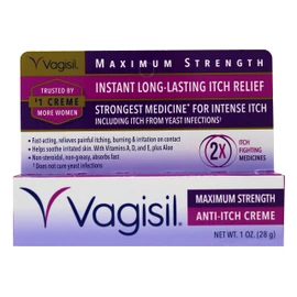 Vagisil Maximum Strength Anti-Itch Creme 1 oz (Pack of 3)