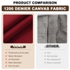 1200D Thicken Waterproof Canvas Fabric by The Yard 58" W