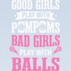 CafePress Lacrosse Player Bad Girls Play with B Baby Blanket,