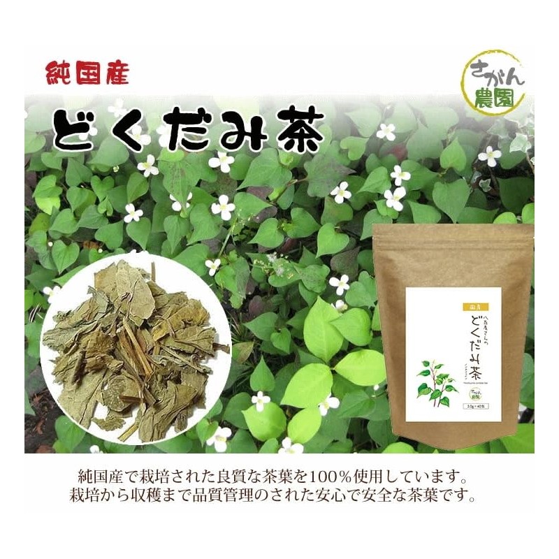 Economical Value Domestic Dokuomi Tea, 0.1 oz (3.0 g) x