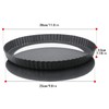Tart Pan 11 Inch, Beasea Non Stick Tart Pan with