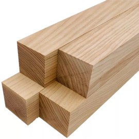 White Ash Lumber Turning Blanks - 2" x 2" (4 Pcs) - 2" x 2" x 6"