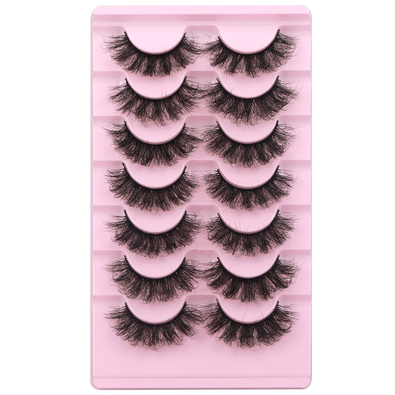 False Eyelashes Full Lashes Mink Wispy Thick Volume Eye Lashes