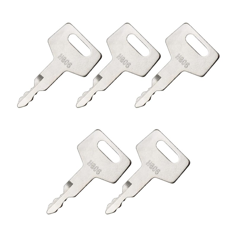 Sogoparts Ignition Key H806 5 Pack 17001-00019 Heavy Equipment Keys