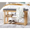 Loveboat Washable Bench Cushion, Non-Slip Bench Pad for Shoe Storage,