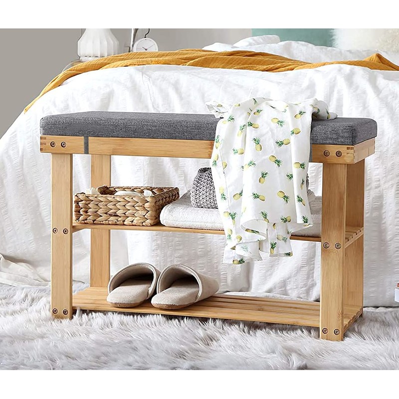 Loveboat Washable Bench Cushion, Non-Slip Bench Pad for Shoe Storage,