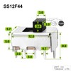 Chanzon SPDT Mini Micro Slide Switch 1p2t 2 Position 25pcs