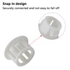 Cjueiom 60pcs 10mm / 3/8" Hole Plugs White Plastic Hole