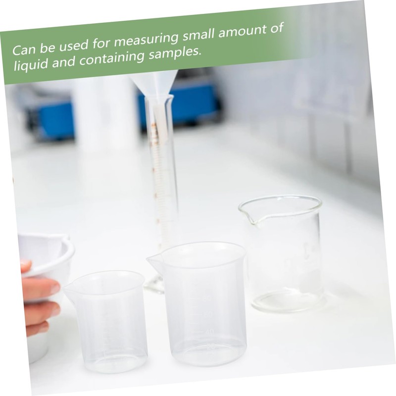 FUNOMOCYA 10pcs Measuring Cup Set Plastic Graduated Cups for Medication