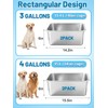 Apipi 2 Pack 3 Gallon Extra Large Food Safe Stainless