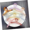 PACKOVE 7pcs Jelly Cross Hair Clamps Medium Hair Jaw Clips