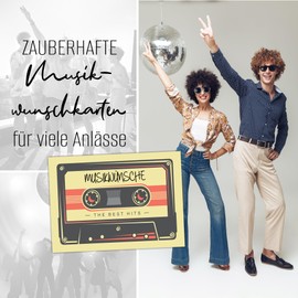 Eummel 50 Retro Music Wish Cards with VIP Cards Wedding Music Wish DJ Cards Birthday Boho Music Wishes Music Cards Party Cards