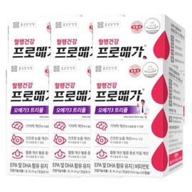 Chong Kun Dang Health Chong Kun Dang Health Promega Omega 3 Triple 60 Capsules 6 pcs / 종근당건강 종근당건강 프로메가 오메가3 트리플 60캡슐 6개