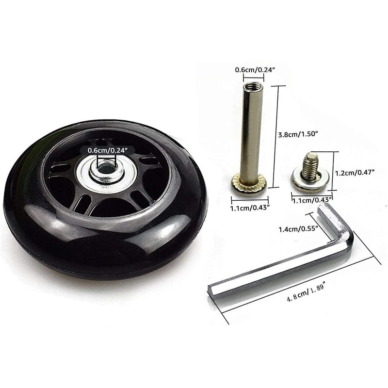 Replacement Wheels for Suitcase Rubber Wheels Replacement Wheels Wheel for