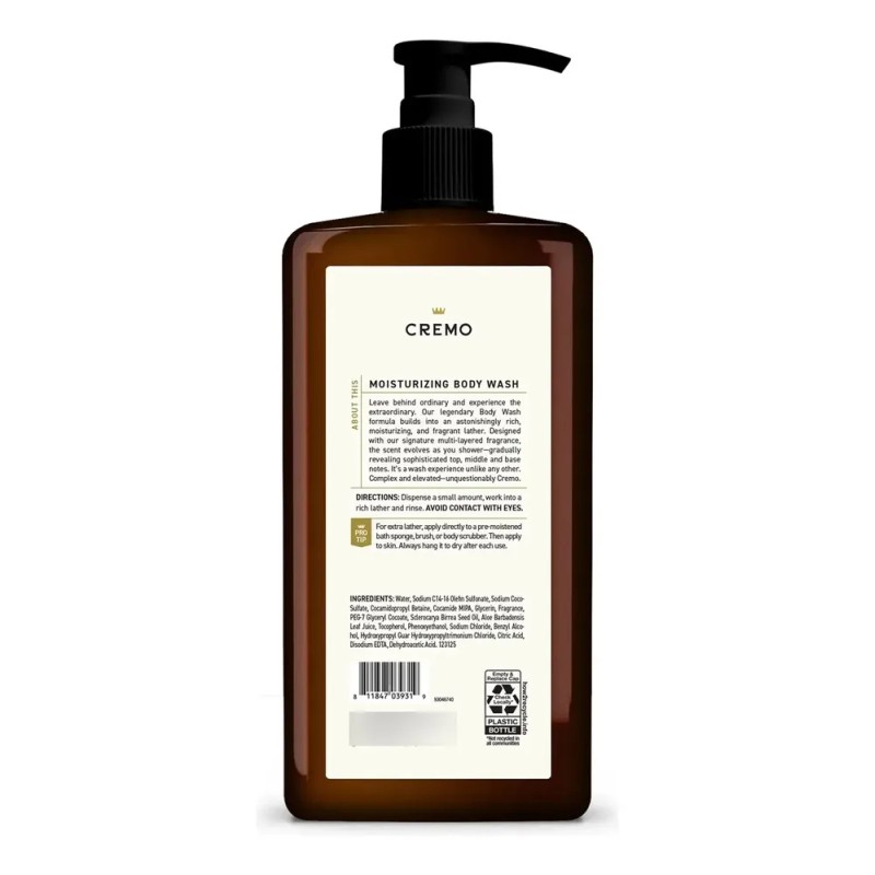 Gel De Baño Cremo, Rico En Espuma, Bourbon Y Roble,